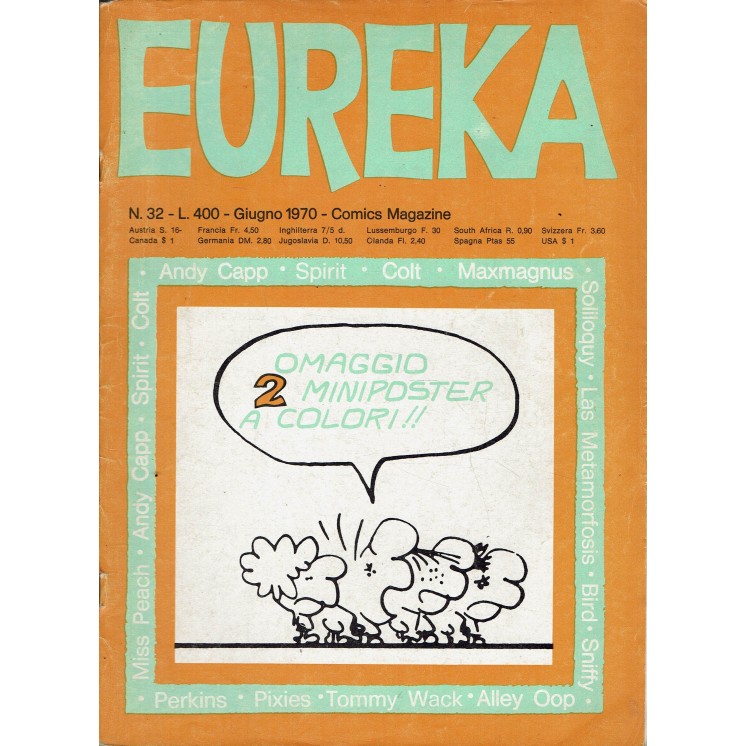 Eureka n. 32 1970 di Capp, Colt e Spirit ed. Corno FU45