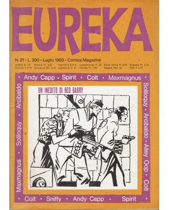 Eureka n. 21 1969 di Capp, Colt e Spirit ed. Corno FU45