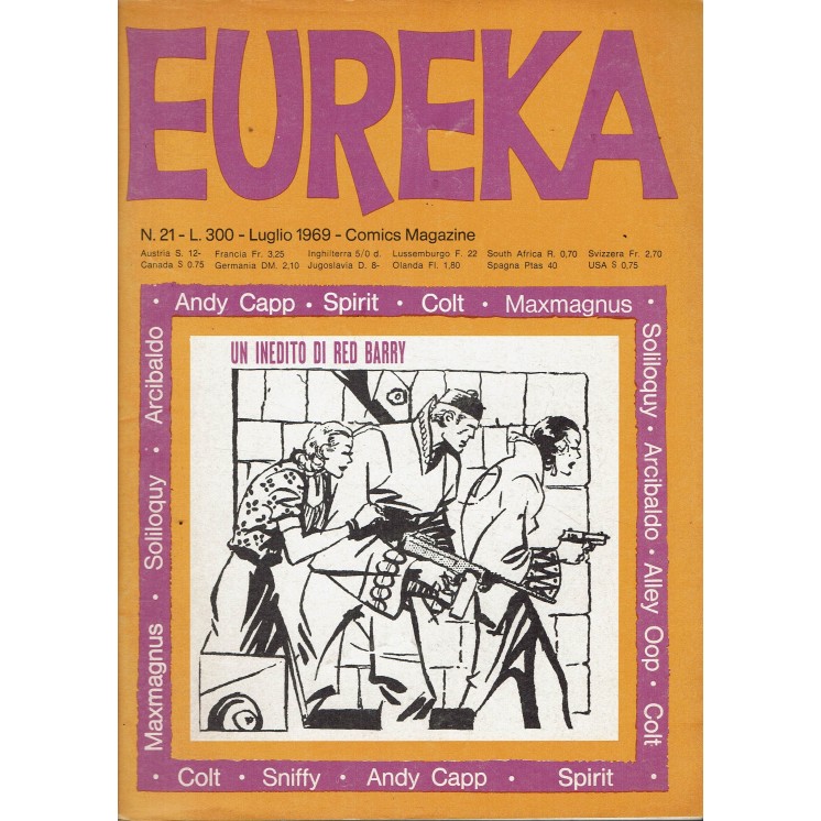 Eureka n. 21 1969 di Capp, Colt e Spirit ed. Corno FU45