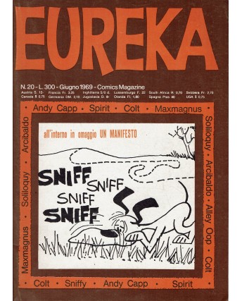 Eureka n. 20 1969 di Capp, Colt e Spirit ed. Corno FU45