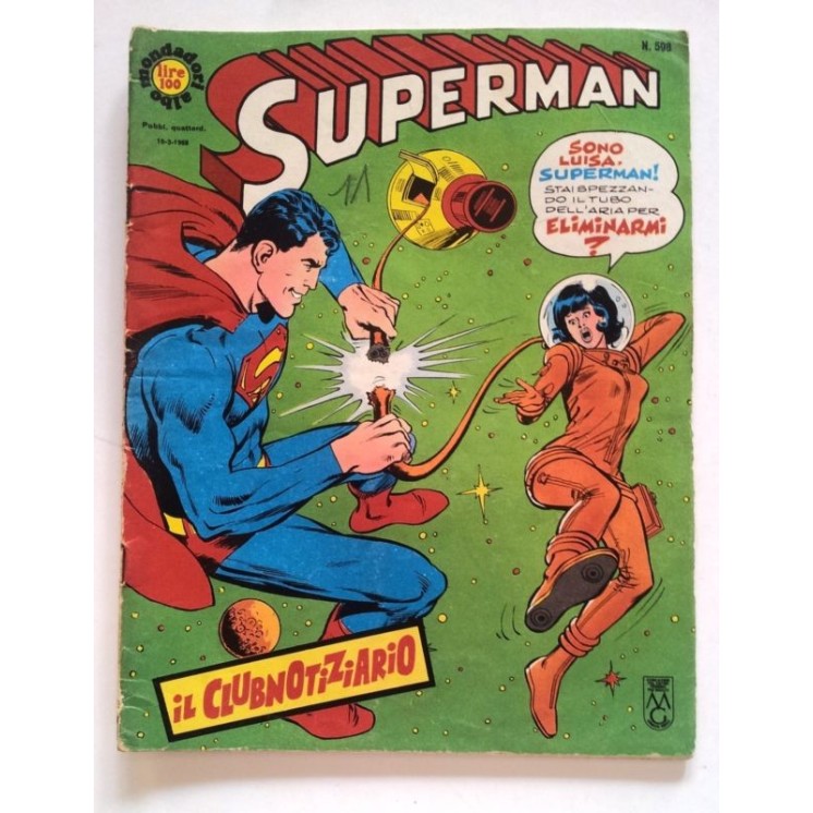 Albo Mondadori Superman n. 598 la fortezza del terrore ed. Mondadori SU41