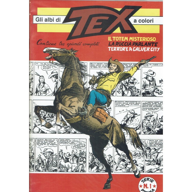 Albi di Tex a colori  1 di Bonelli ed. Mercury SU41