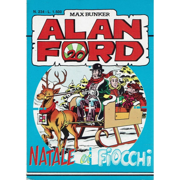 Alan Ford n.234 natale coi fiocchi di Bunker ed. M.B.P.