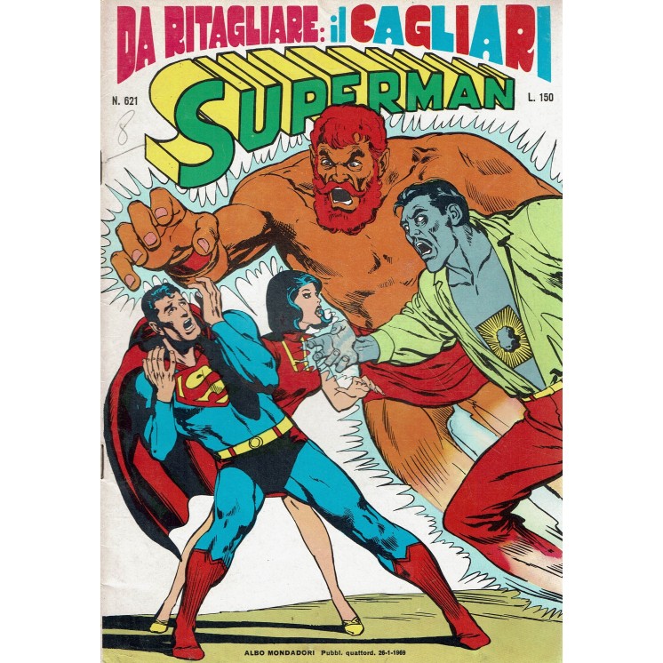 Albo Mondadori Superman n. 621 gli spiriti ossessionano ed. Mondadori SU41