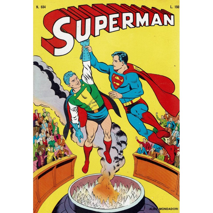 Albo Mondadori Superman n. 634 Superboy e i cristalli ed. Mondadori SU41