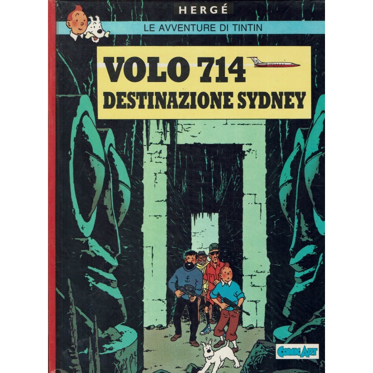 Le avventure di Tintin volo 714 destinazione Sydney di Herge ed. Comic Art FU19
