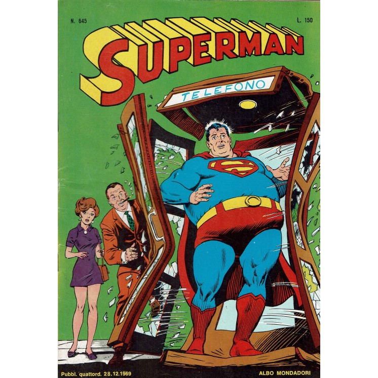 Albo Mondadori Superman n. 645 i dischi antigravità ed. Mondadori SU41