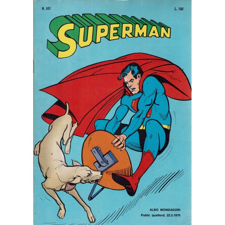 Albo Mondadori Superman n. 651 una dimensione in più ed. Mondadori SU41