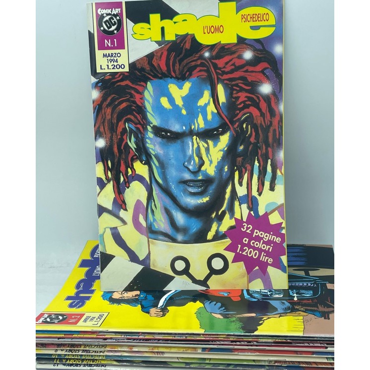 Shade l'uomo psichedelico 1/12 serie COMPLETA di Milligan ed. Comic Art FU37