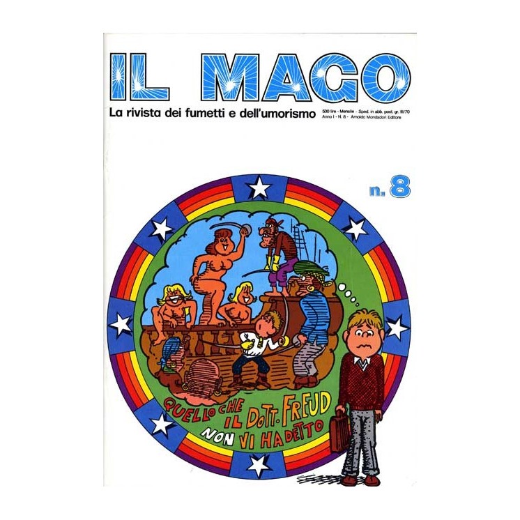 Il mago anno I n. 8 di Quino e Jacovitti ed. Mondadori FU17