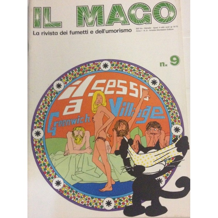 Il mago anno I n. 9 di Quino e Jacovitti ed. Mondadori FU17
