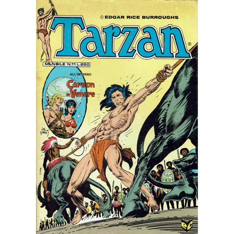 Tarzan 11 alla conquista di un regno di Burroughs ed. Cenisio SU09