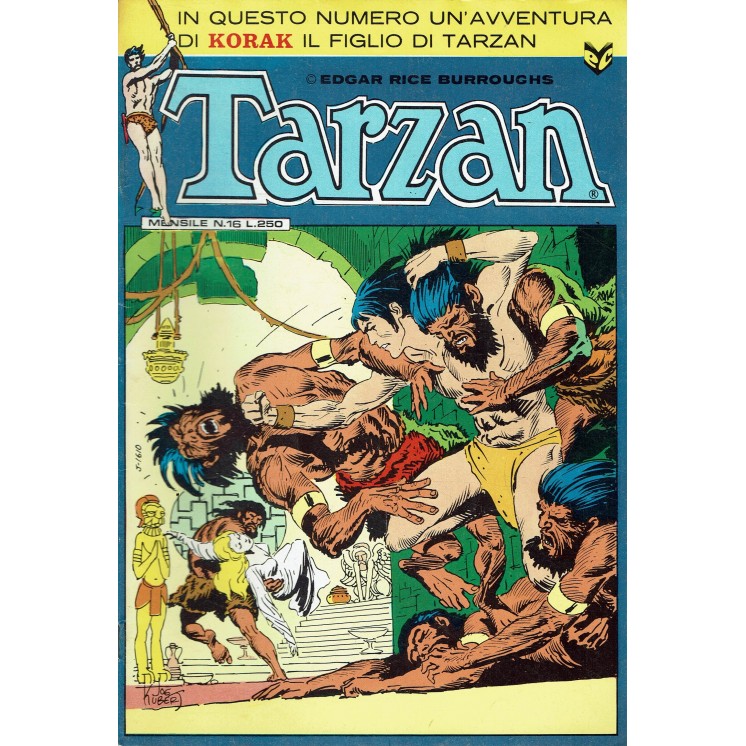Tarzan 16 il tesoro dei sotteranei di Opar di Burroughs ed. Cenisio SU09