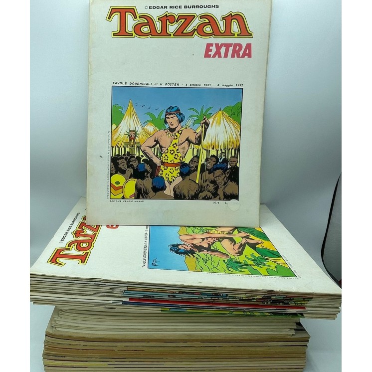 Tarzan extra 1/5 super 1/10 re 1/11 serie COMPLETA di Burroughs ed. Cenisio FU47