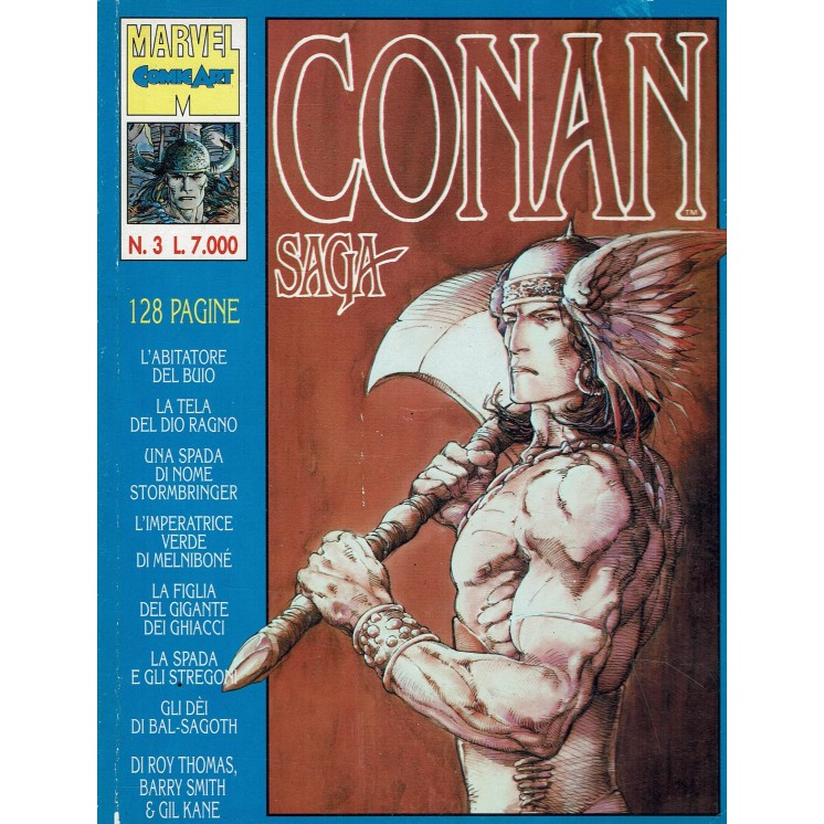 Conan saga n.  3 di Thomas e Smith ed. Comic Art BO07