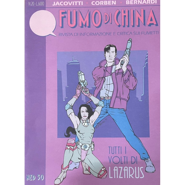 Fumo di China n. 20 tutti i volti di Lazarus ed. FoxTrot Comics FU48