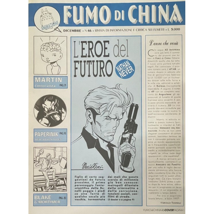 Fumo di China n. 46 Paperinik, Blake e Martin ed. FoxTrot Comics FU48