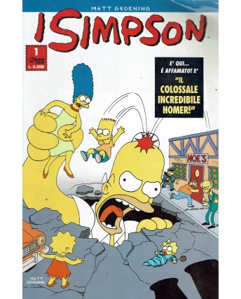 I Simpson n.  1 il colossale incredibile Homer di Groening ed. Macchia Nera SU04