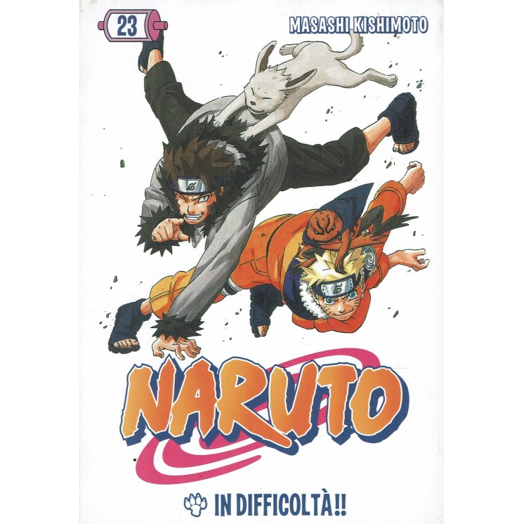 Naruto  23 con CARTOLINA di Masashi Kishimoto ed. Gazzetta dello Sport BO09