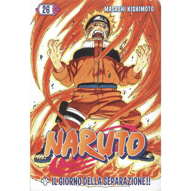Naruto  26 con CARTOLINA di Masashi Kishimoto ed. Gazzetta dello Sport BO09