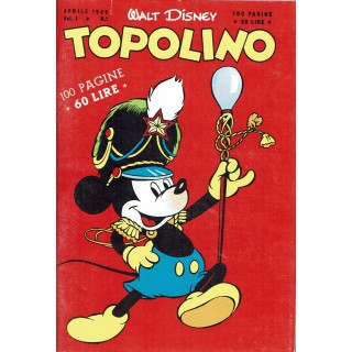 Topolino libretto  1 ANASTATICA di Walt Disney ed. RCS BO07