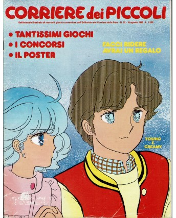 Corriere dei Piccoli 1985 n.33 Toschio e Creamy, Big Jim ed. Corriere Sera FU03