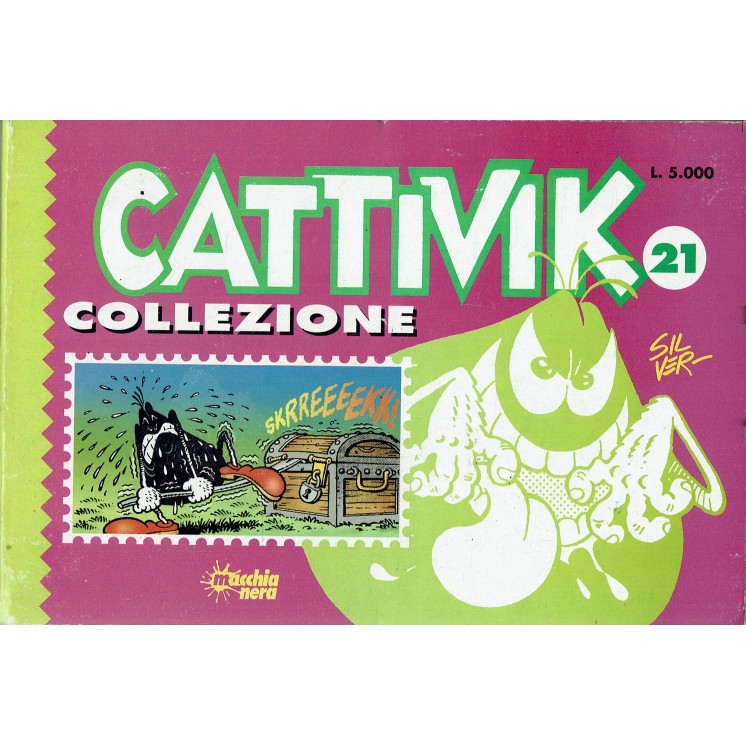 Cattivik collezione 21 di Bonvi, Castelli e Silver ed. Macchia Nera BO06