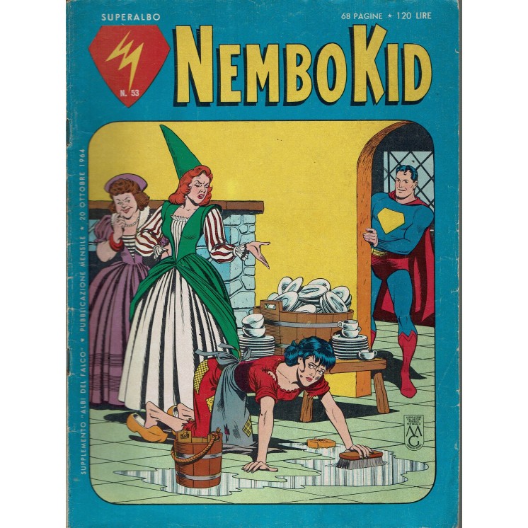 Superalbo Nembo Kid n. 53 suppl. albi del falco di Bernstein ed. Mondadori FU21