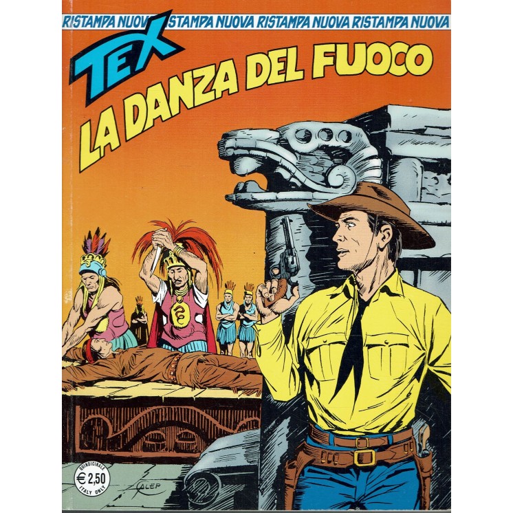 Tex nuova ristampa 164 la danza del fuoco con POSTERINO di Villa ed. Bonelli