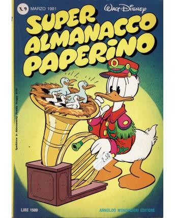 Super Almanacco Paperino n.   9 1981 di Walt Disney ed. Mondadori FU49