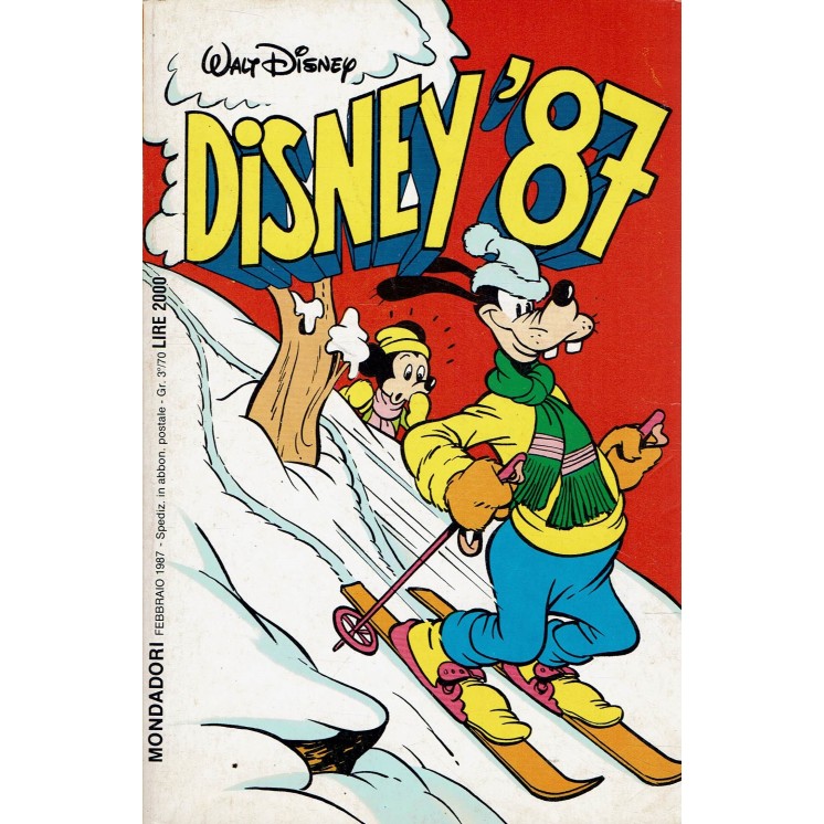 Classici Disney Seconda Serie n.122 disney '87 di Walt Disney ed. Mondadori BO06