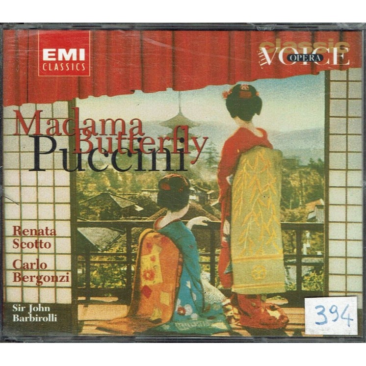 CD Puccini Madama Butterfly  2 cd int. Scotto, Bergonzi e Stasio B05
