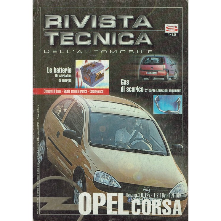 Rivista tecnica dell'automobile Opel corsa n. 142 anno 2002 ed. Semantica FF16