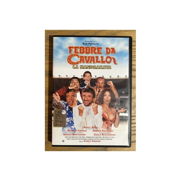 DVD Febbre da cavallo la mandrakata con Proietti ITA usato ed. Warner Bros B34
