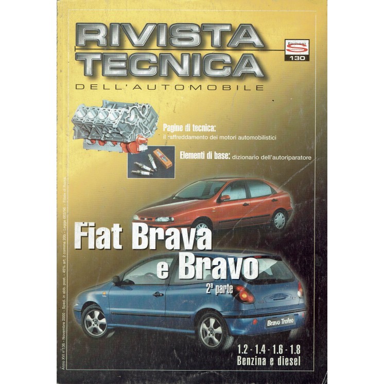 Rivista tecnica dell'automobile Fiat Brava 136 anno 2000 ed. Semantica FF08