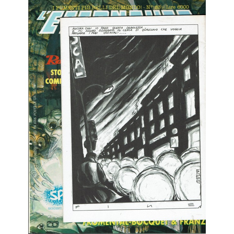 ETERNAUTA n. 83 con allegato Spot di Schultz e Serpieri ed. Comic Art FU12