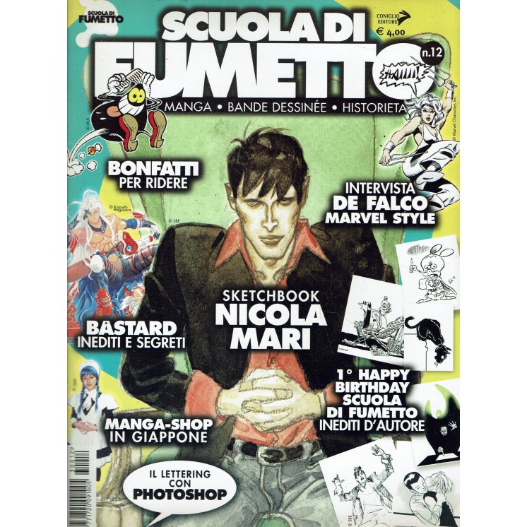 Scuola di fumetti  12 Dylan Dog, Satanik, Ratman ed. Coniglio Edizioni FU12