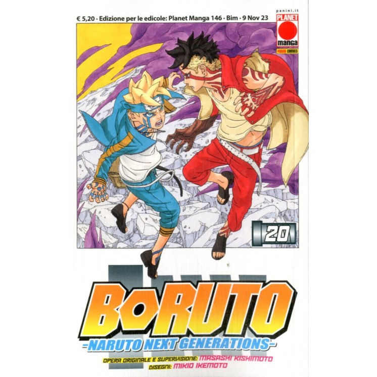Boruto Naruto Next generation 20 di Masashi Kishimoto NUOVO ed. PANINI  