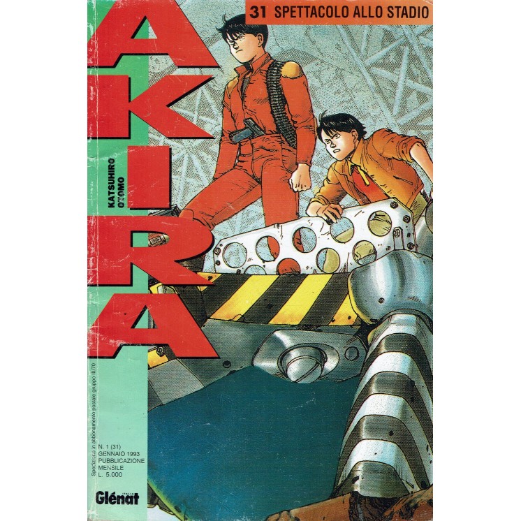 Akira 31 di Katsuhiro Otomo ed. Glenat FU48
