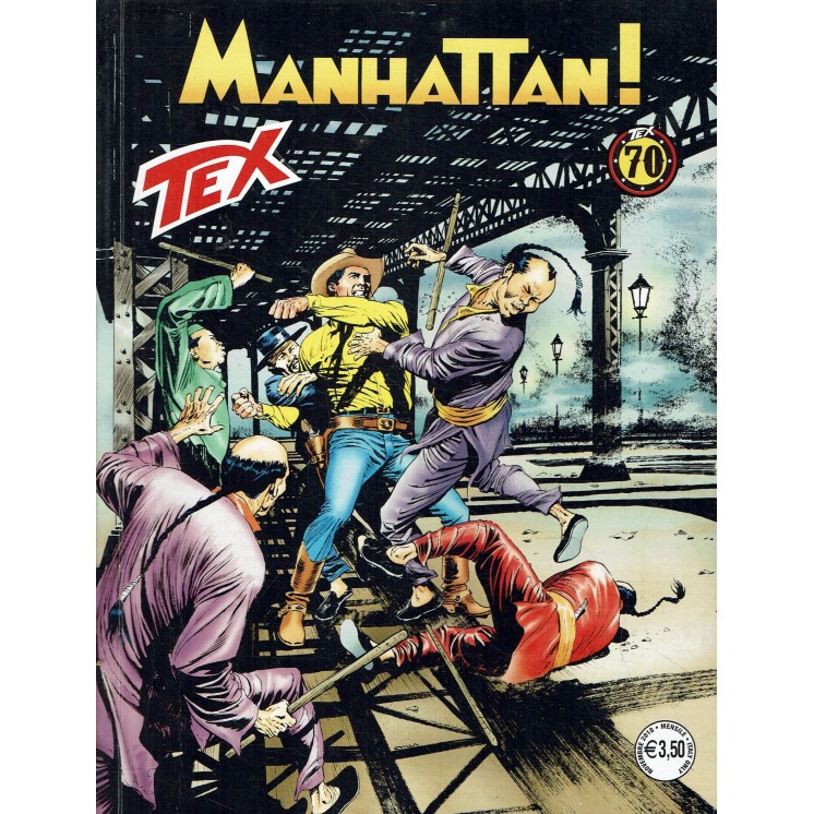 Tex 697 Manhattan di Villa ed. Bonelli