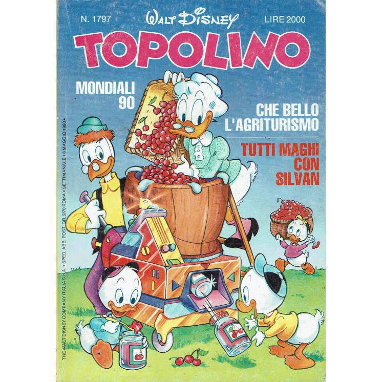 Topolino 1797 di Walt Disney ed. Mondadori
