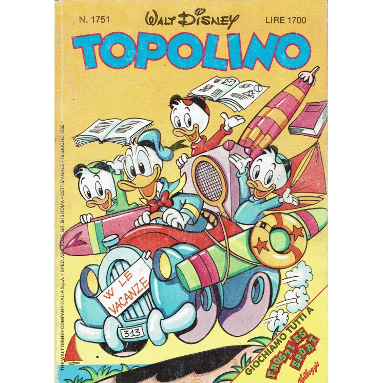 Topolino 1751 di Walt Disney ed. Mondadori