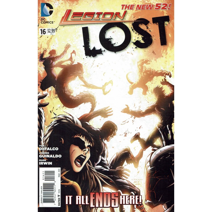 Legion lost 16 di DeFalco e Irwin in lingua originale ed. Dc Comics OL05