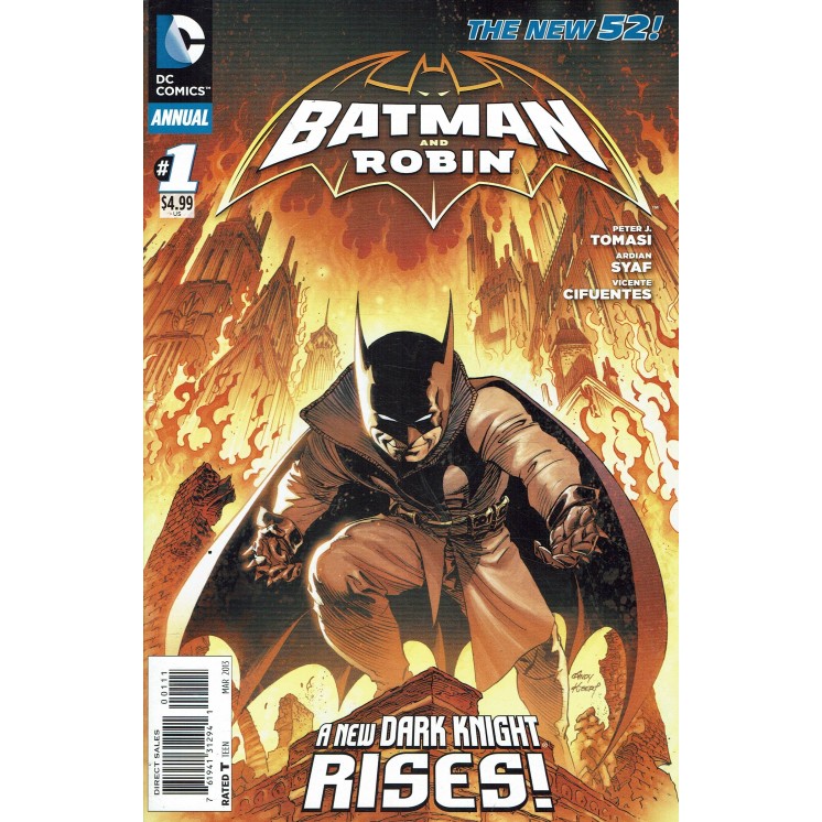 Batman and Robin  1 di Tomasi e Syaf in lingua originale ed. Dc Comics OL05