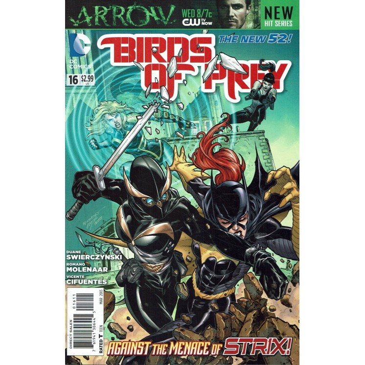 Birds of prey 16 di Molenaar in lingua originale ed. Dc Comics OL05