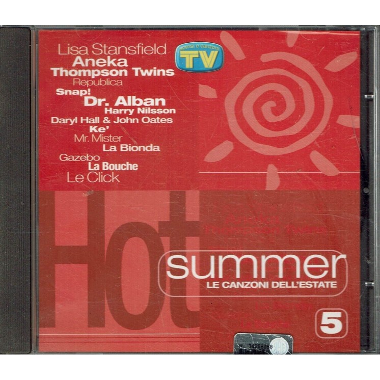 CD Summer le canzoni estate di Twins, Alban e Aneka ed. Euro Meeting usato B25