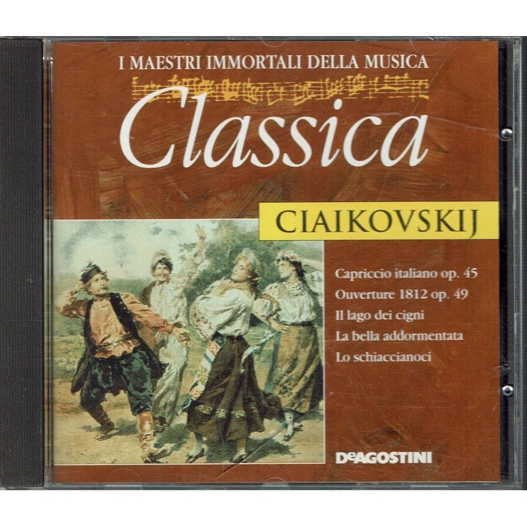 CD Maestri immortali musica classica Ciaikovskij ed. DeAgostini usato B25