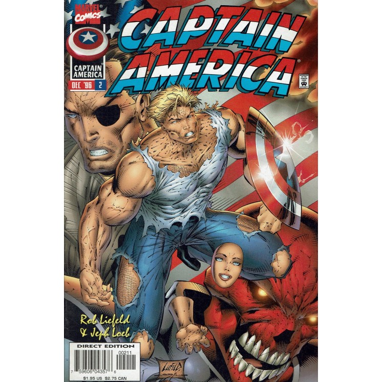 Captain America 2 dec 1996 di Loeb in lingua originale ed. Marvel Comics OL11