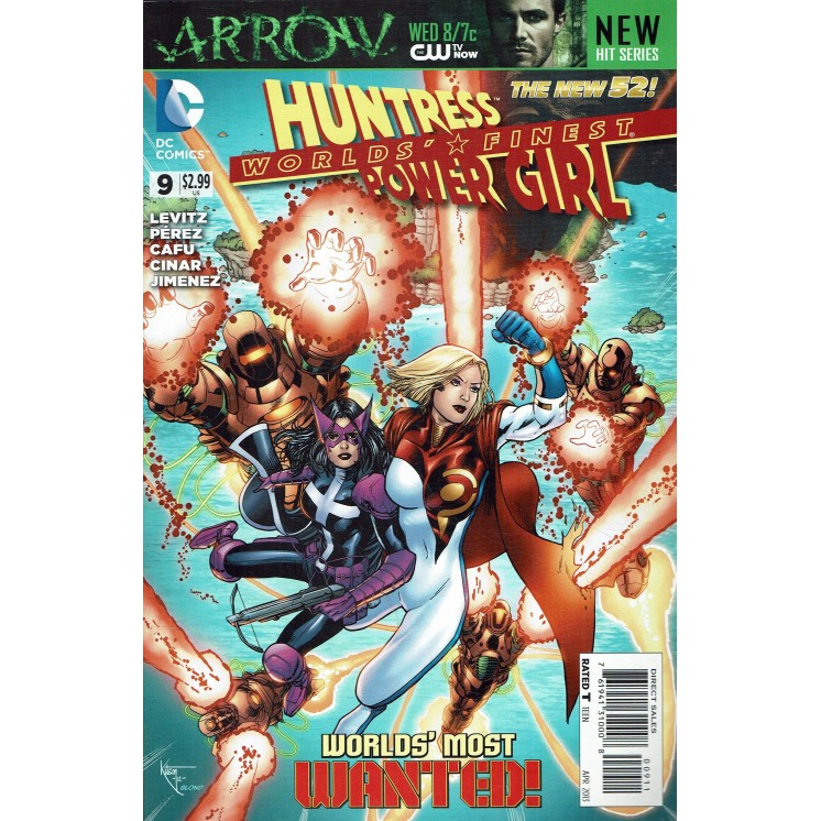 Huntress worlds' finest power girl 9 in lingua originale ed. Dc Comics OL15