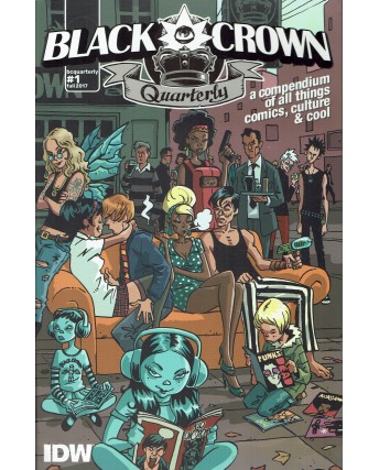 Black Crown quarterly 1 di Davis in lingua originale ed. IDW OL15